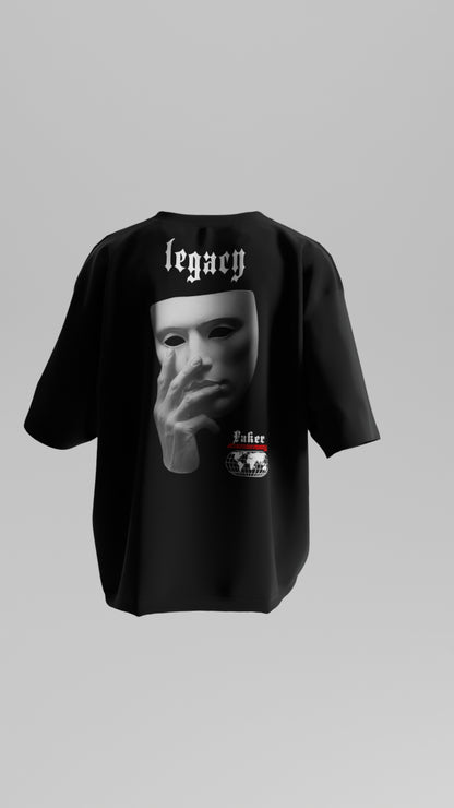 LEGACY — Camiseta Oversize - negra